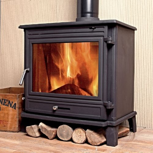 COSEYFIRE 25KW BACK BOILER WOODBURNING CAST IRON STOVE WOODBURNER