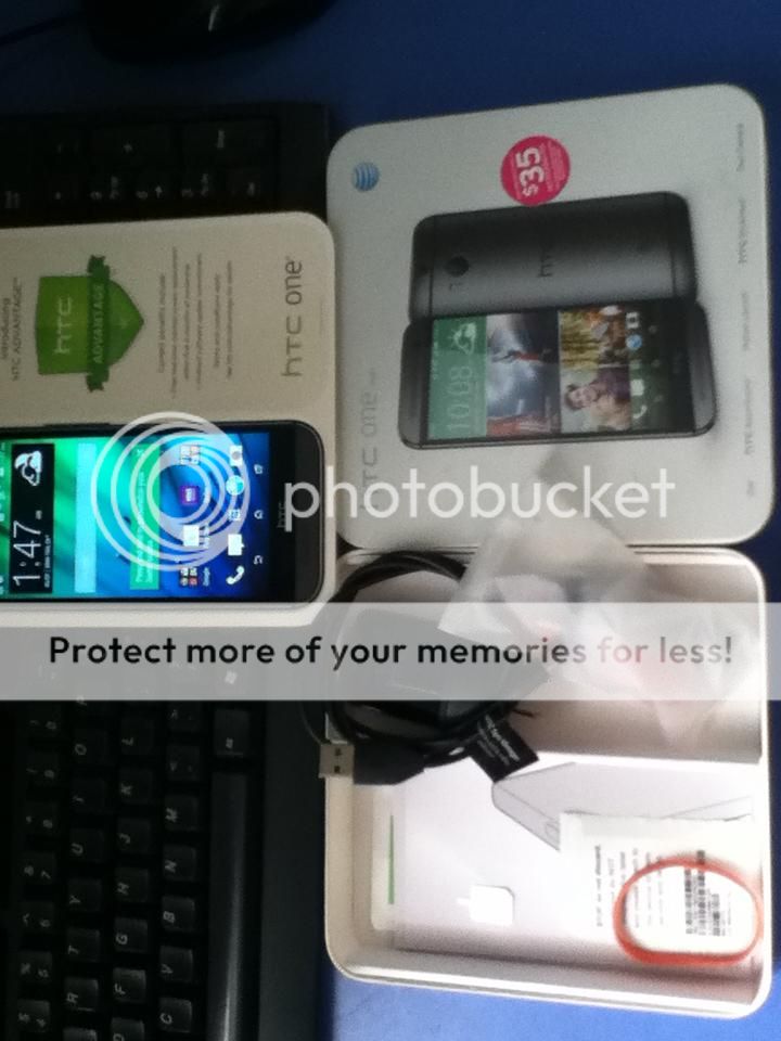 HTC One M8 ATT Gray 32Gb Fullbox, hình thật