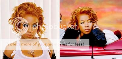 Keyshia Cole curly hairstyle